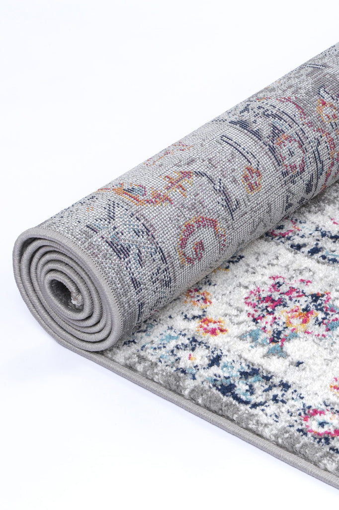Pravda Grey Multi Traditional RugPROV16019Rugtastic