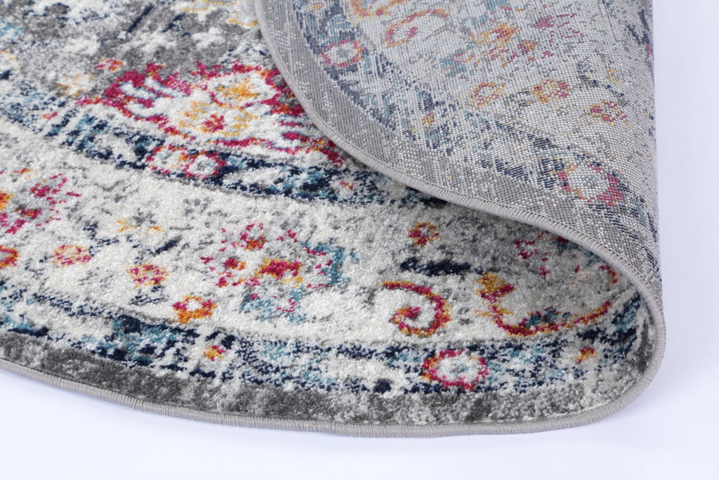Pravda Grey Multi Traditional RugPROV16019Rugtastic