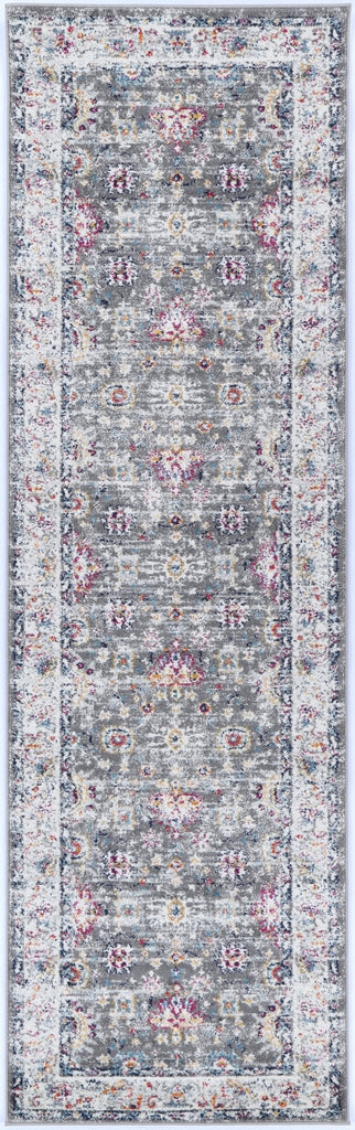 Pravda Grey Multi Traditional RugPROV16019Rugtastic