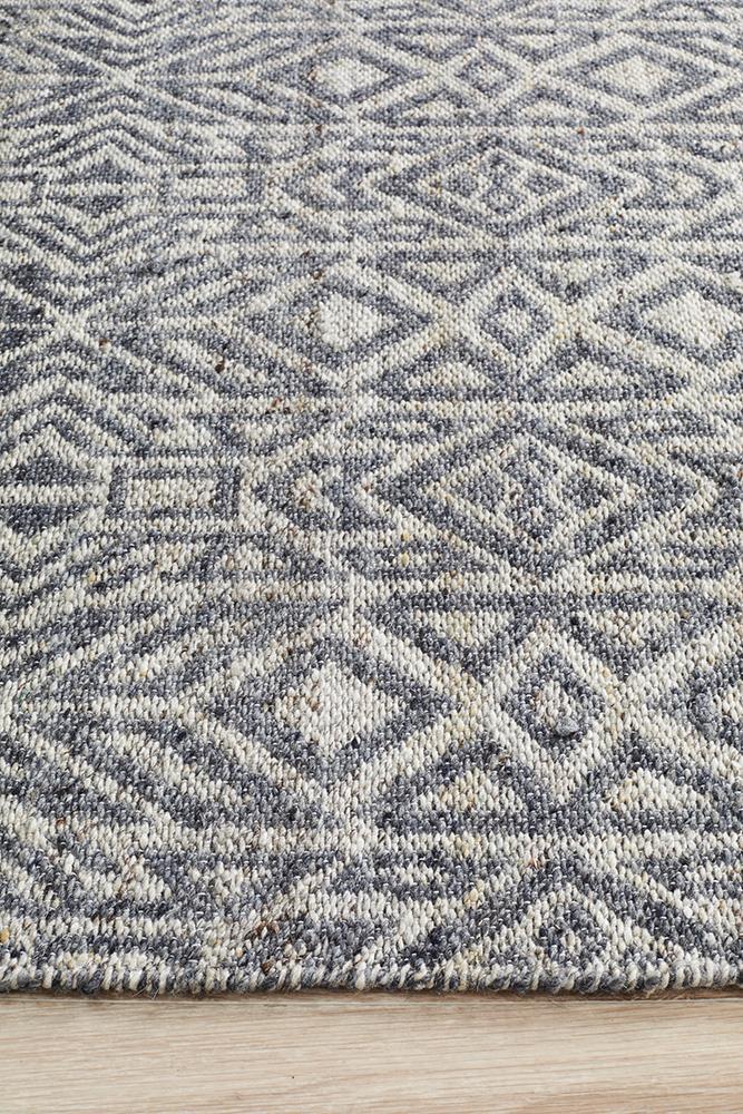 Relic Sammy Graphite Wool RugREL - 150 - GRPH - 225X155Rugtastic