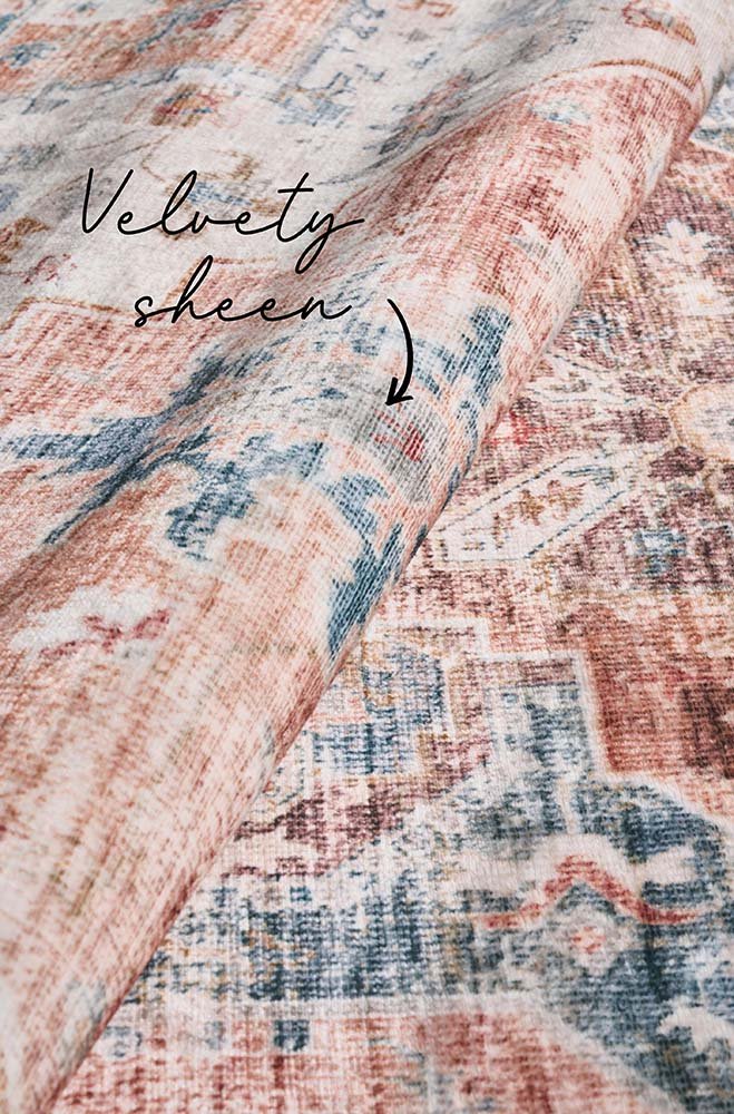Revive Lila Rust RugREV - LILA - RUST - 220X150Rugtastic