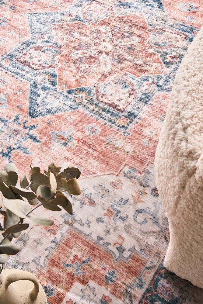 Revive Lila Rust RugREV - LILA - RUST - 220X150Rugtastic