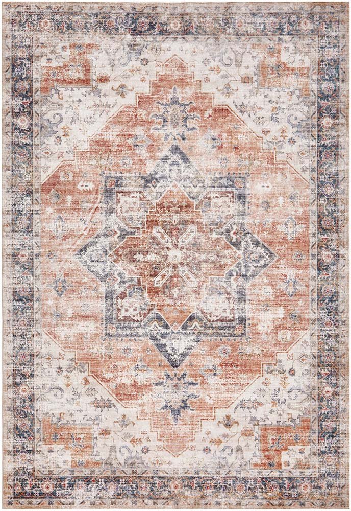 Revive Lila Rust RugREV - LILA - RUST - 220X150Rugtastic