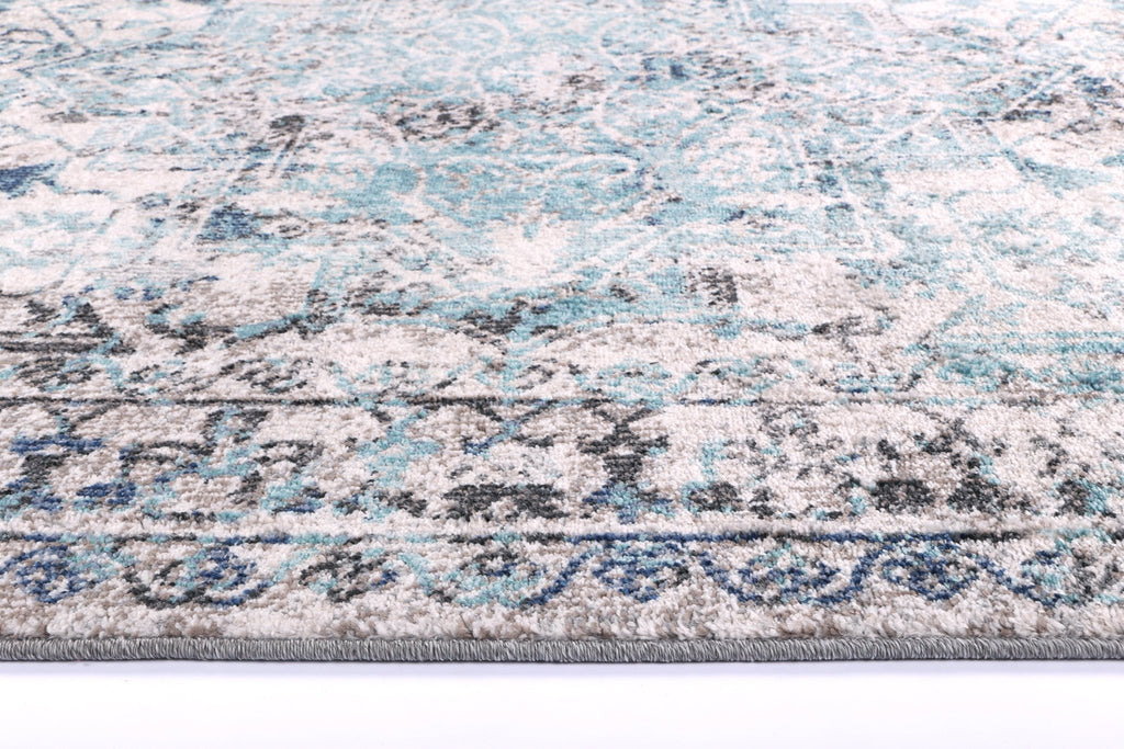 Saliba Adrianita Ivory & Blue Transitional RugSALS16007Rugtastic