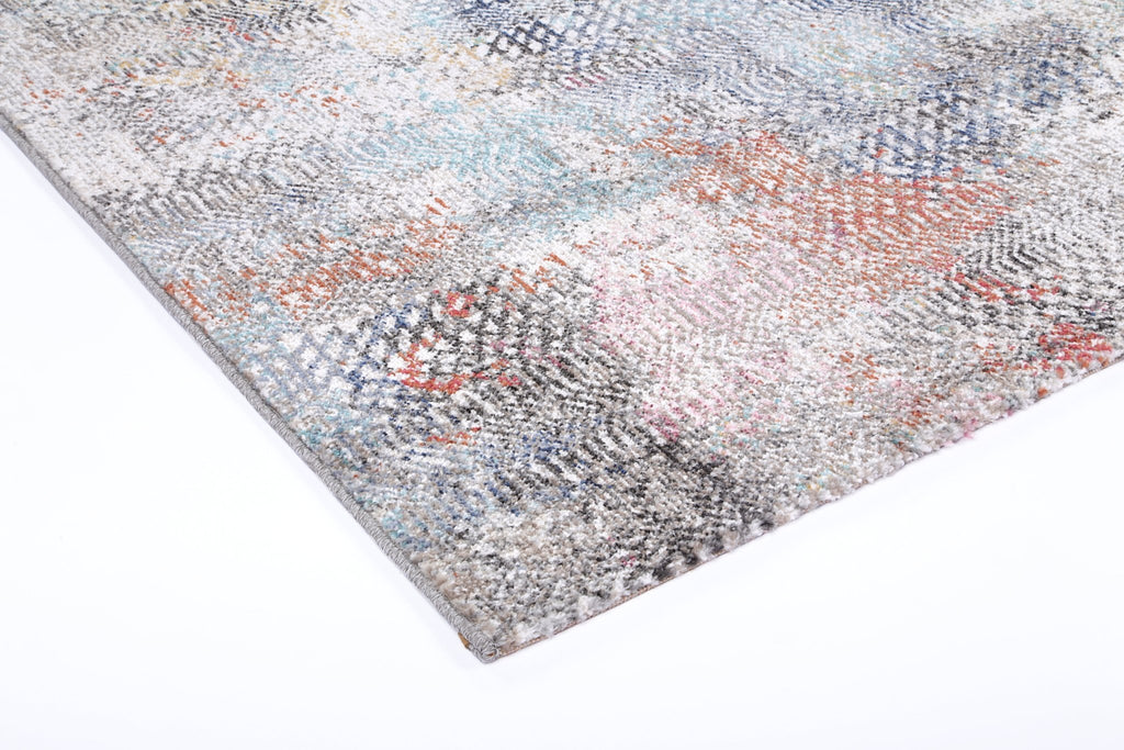 Saliba Ernesto Grey & Terracotta Tribal RugSALS16016Rugtastic