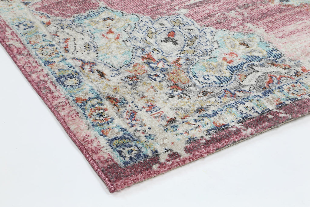 Saliba Hollow Medalion Transitional Blush RugSALS12020042055Rugtastic