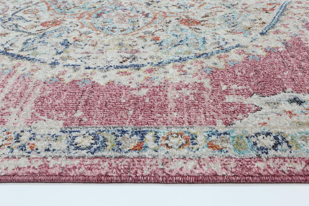 Saliba Hollow Medalion Transitional Blush RugSALS12020042055Rugtastic