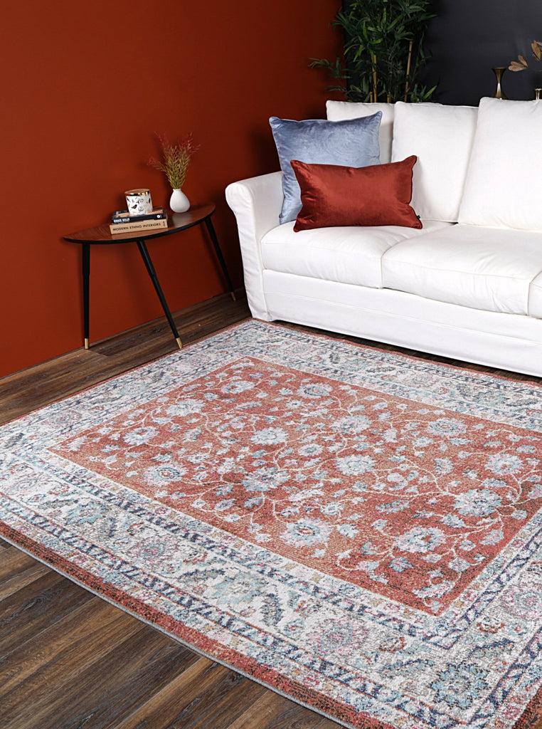 Saliba Luda Terracotta Transitional RugSALS16013Rugtastic