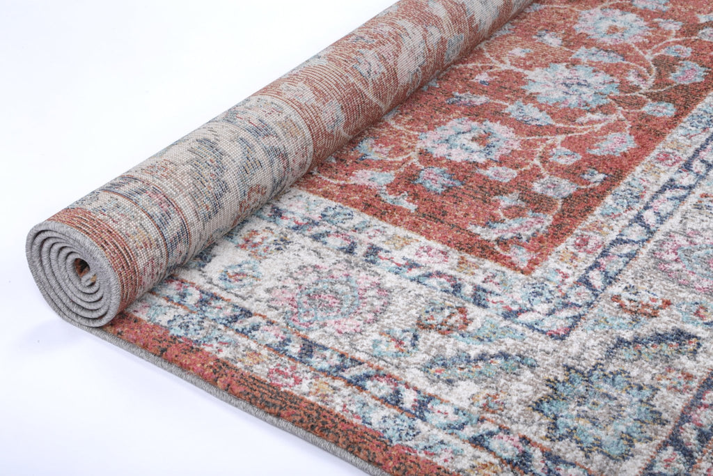 Saliba Luda Terracotta Transitional RugSALS16013Rugtastic