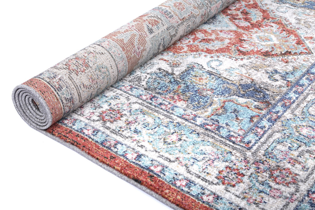 Saliba Seo Terracotta & Ivory Transitional RugSALS16006Rugtastic