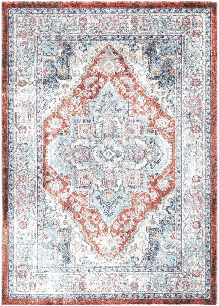 Saliba Seo Terracotta & Ivory Transitional RugSALS16006Rugtastic