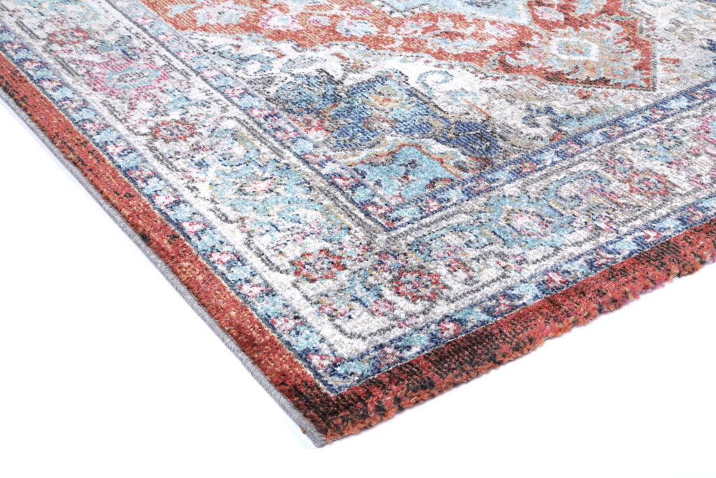 Saliba Seo Terracotta & Ivory Transitional RugSALS16006Rugtastic