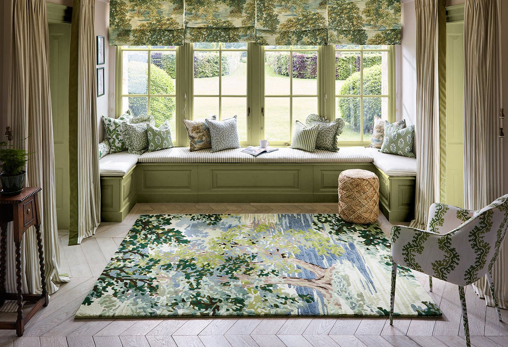 Sanderson Ancient Canopy Forest Green 146708 RugBC - SAN - 146708 - 200X140Rugtastic