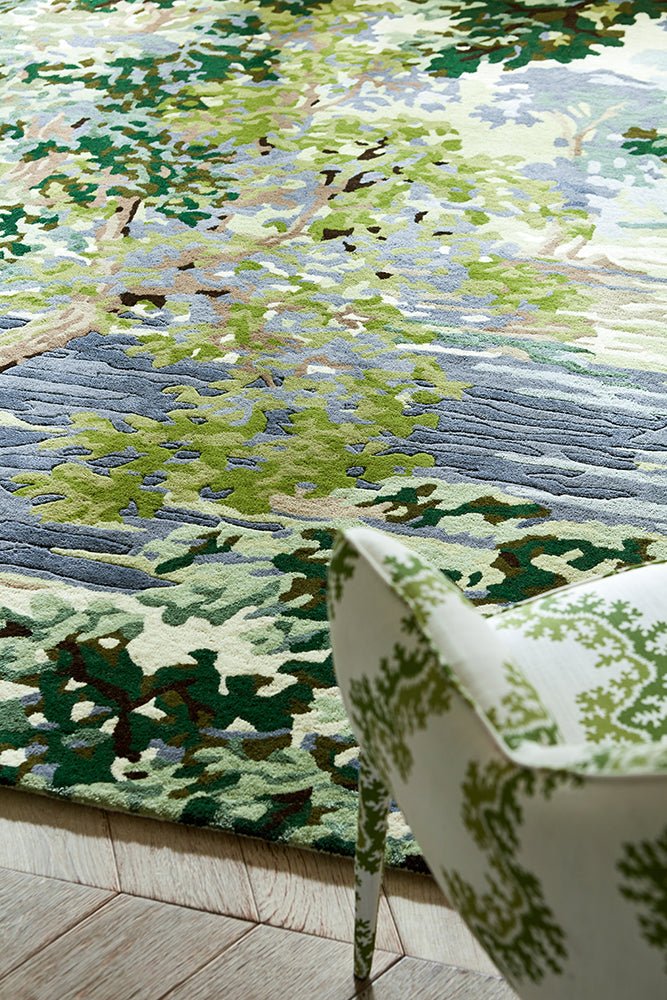 Sanderson Ancient Canopy Forest Green 146708 RugBC - SAN - 146708 - 200X140Rugtastic