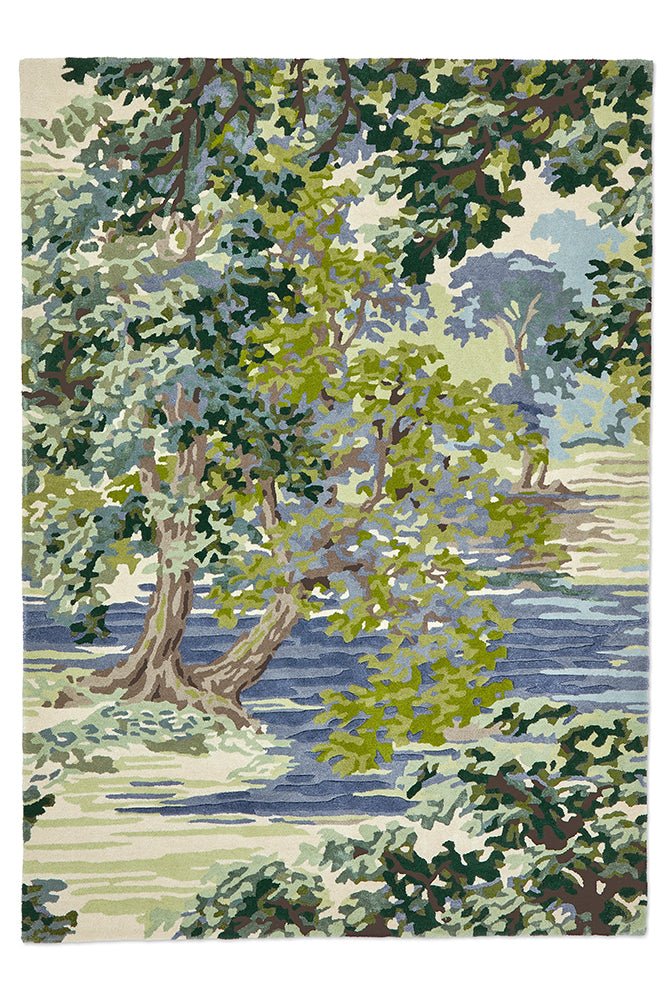 Sanderson Ancient Canopy Forest Green 146708 RugBC - SAN - 146708 - 200X140Rugtastic