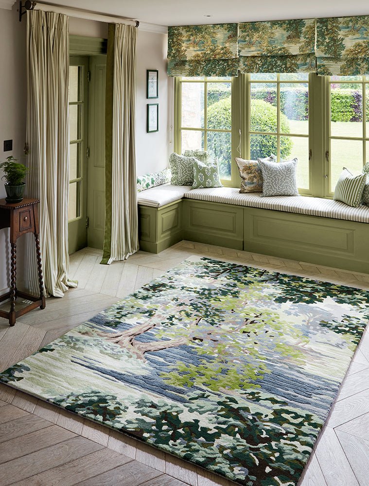 Sanderson Ancient Canopy Forest Green 146708 RugBC - SAN - 146708 - 200X140Rugtastic