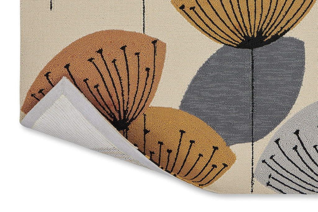 Sanderson Dandelion Clocks Ochre Indoor Outdoor 445803BC - SAN - 445803 - 200X140Rugtastic