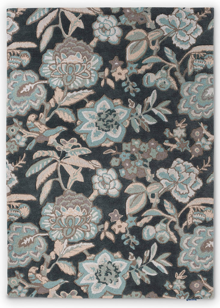 Sanderson Indra Charcoal 145804BC - SAN - 145804 - 200X140Rugtastic