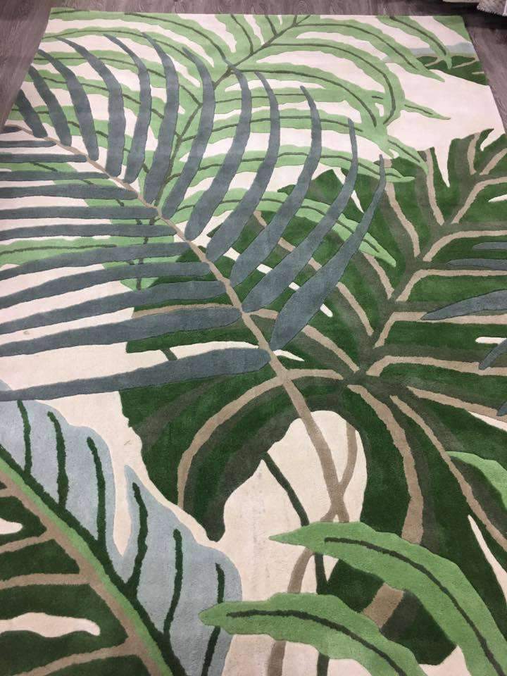 Sanderson Manila Green 46407BC - SAN - 46407 - 240X170Rugtastic