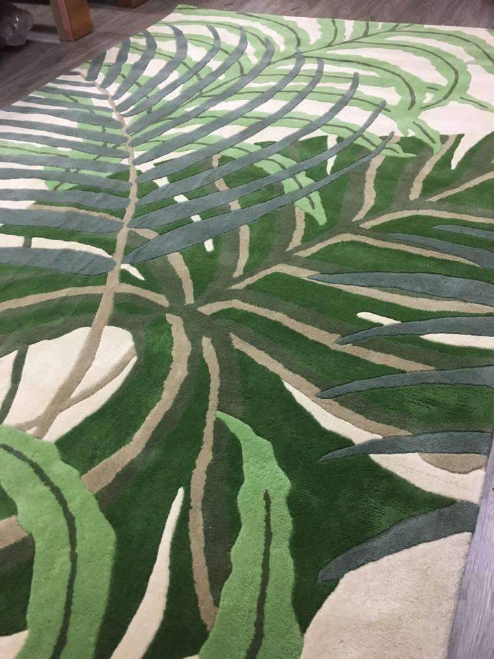 Sanderson Manila Green 46407BC - SAN - 46407 - 240X170Rugtastic