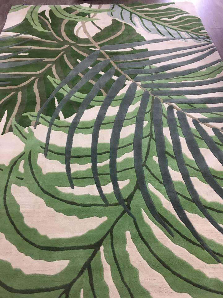 Sanderson Manila Green 46407BC - SAN - 46407 - 240X170Rugtastic