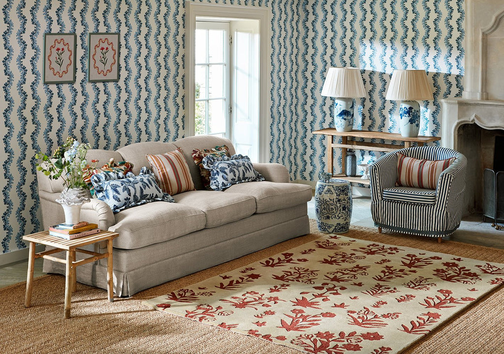 Sanderson Woodland Glade Linen/Russet Brown 146801 RugBC - SAN - 146801 - 200X140Rugtastic