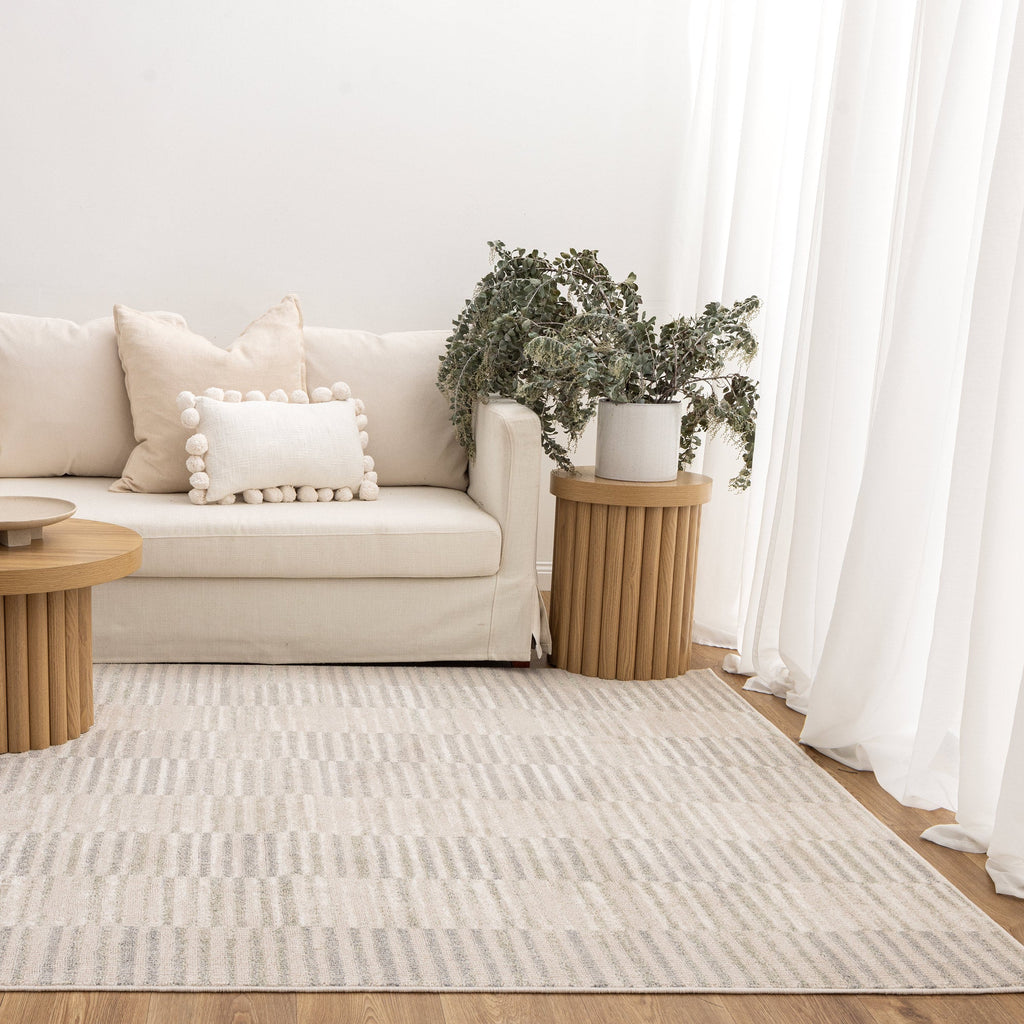 Santana Lines Neutral RugSAN16008Rugtastic