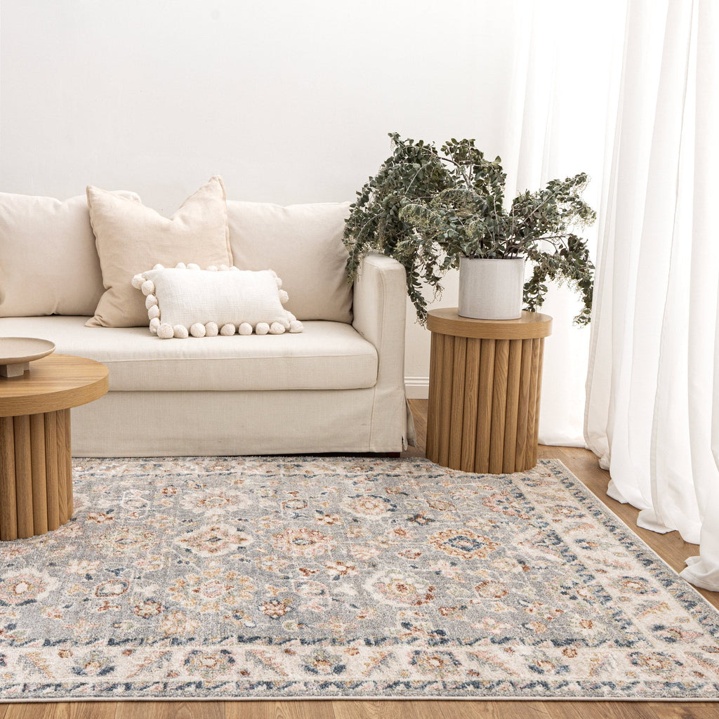 Santana Oriental Blue Ivory RugSAN16005Rugtastic