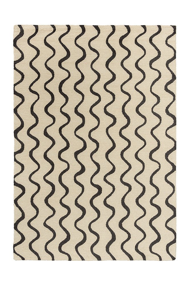 Scion Ribbon - Charcoal 124305 RugBC - SCI - 124305 - 180X120Rugtastic