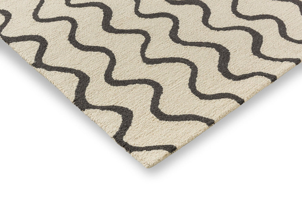 Scion Ribbon - Charcoal 124305 RugBC - SCI - 124305 - 180X120Rugtastic