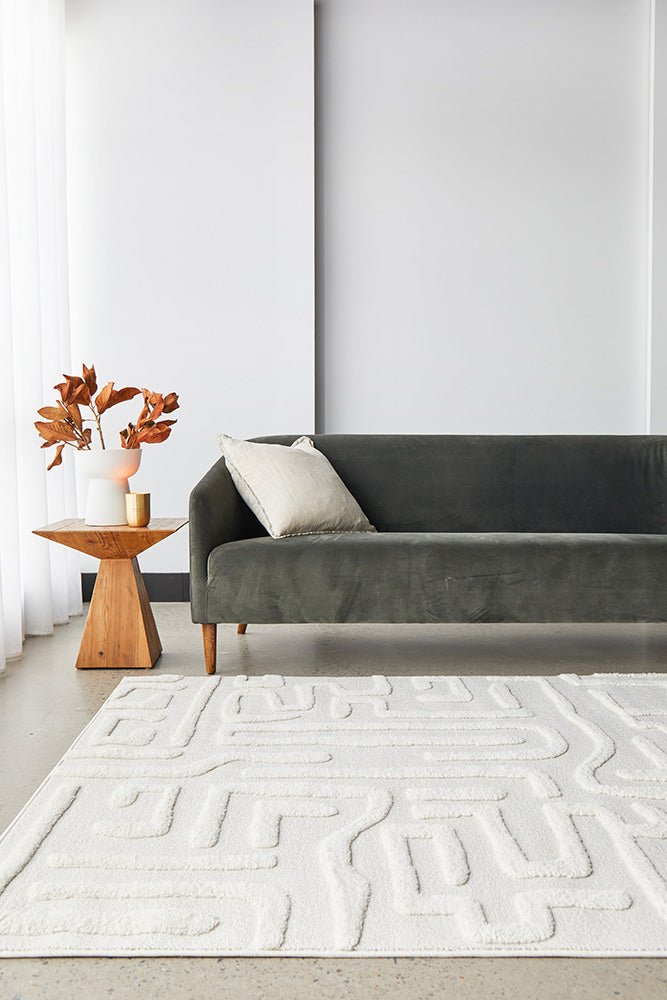Serenade Arlo White RugSER - ARLO - WHT - 230X160Rugtastic