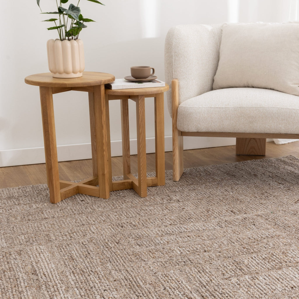 Serenity Cocoa Modern Wool RugSERE160COCORugtastic