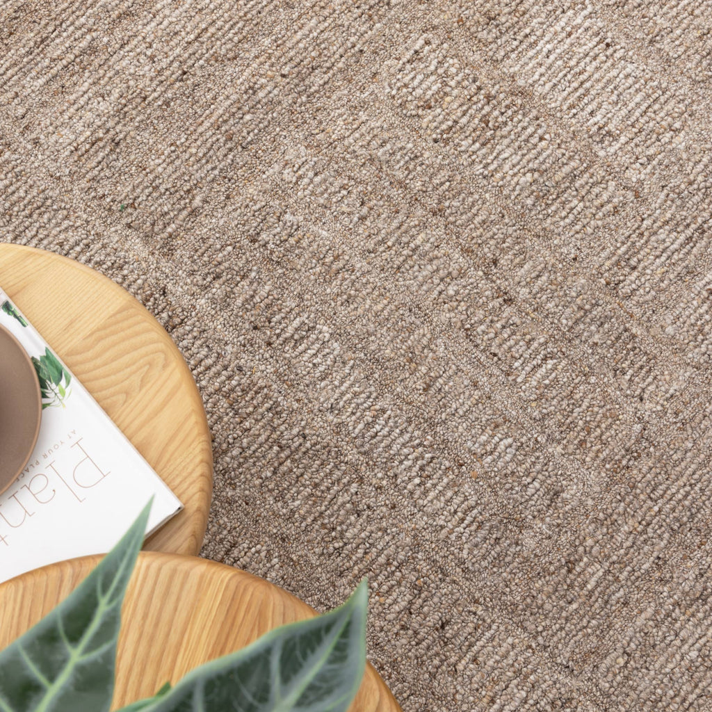 Serenity Cocoa Modern Wool RugSERE160COCORugtastic