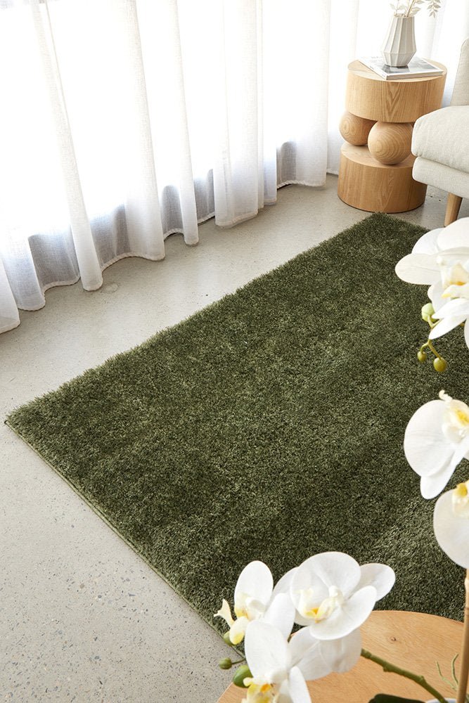 Sienna Green Plain RugSIE - GREEN - 150X80Rugtastic