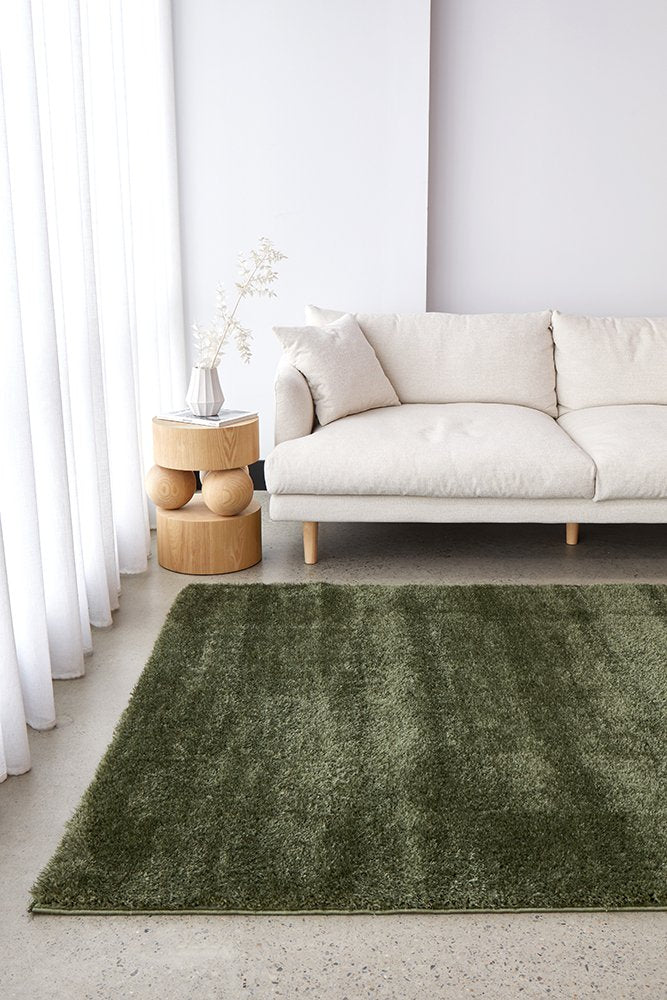 Sienna Green Plain RugSIE - GREEN - 150X80Rugtastic