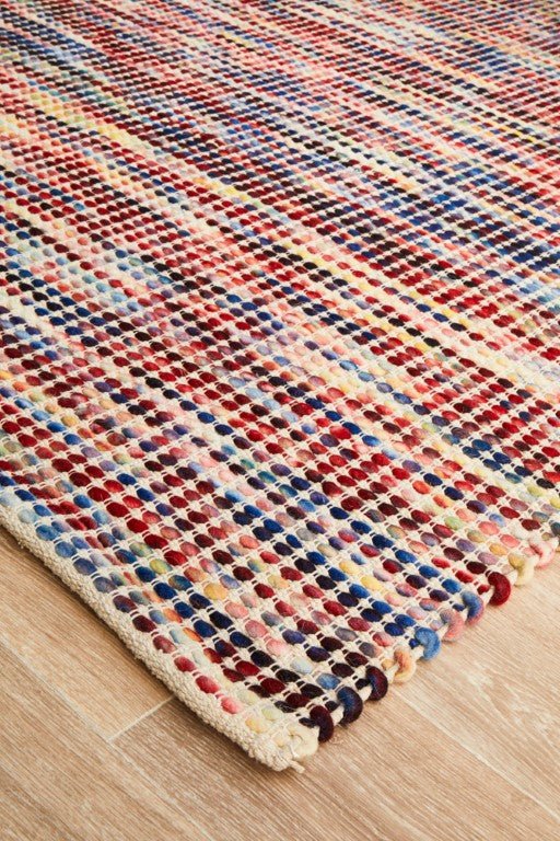 Skandi 300 Multi Wool Flatweave RugSKAN - 300 - MULT - 225X155Rugtastic