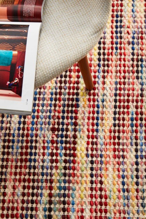 Skandi 300 Multi Wool Flatweave RugSKAN - 300 - MULT - 225X155Rugtastic