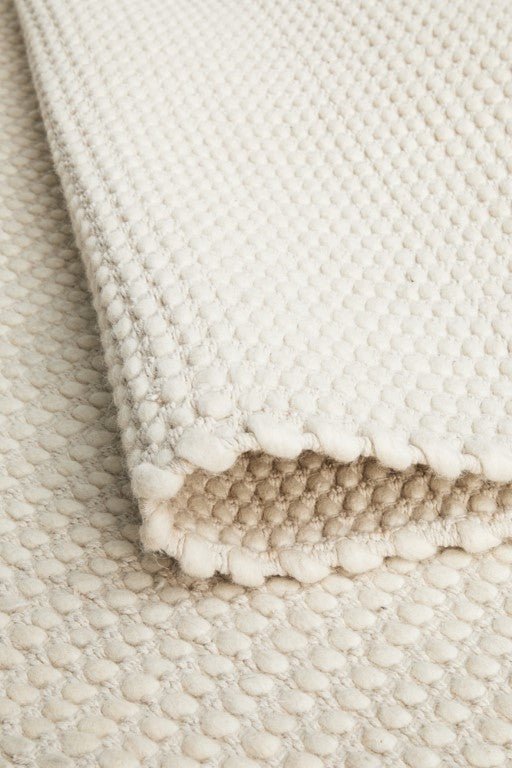Skandi 300 White Wool Flatweave RugSKAN - 300 - WHI - 225X155Rugtastic