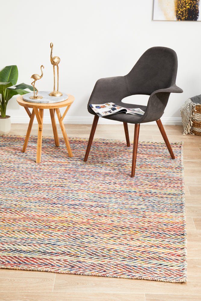 Skandi 311 Multi Wool Flatweave RugSKAN - 311 - MUL - 225X155Rugtastic