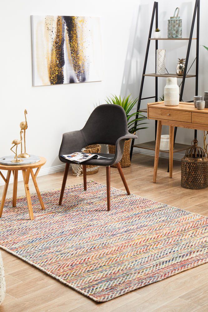 Skandi 311 Multi Wool Flatweave RugSKAN - 311 - MUL - 225X155Rugtastic