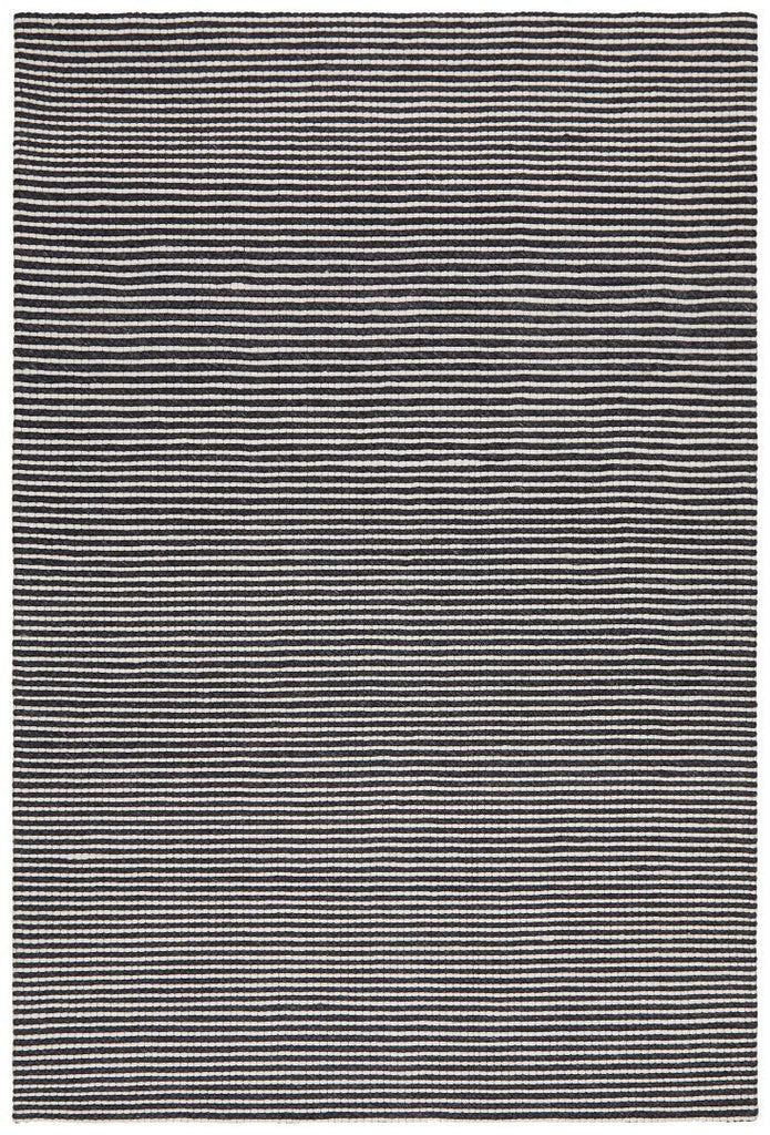 Studio 320 Black White Felted Wool Striped RugSTUD - 320 - BLA - 225X155Rugtastic