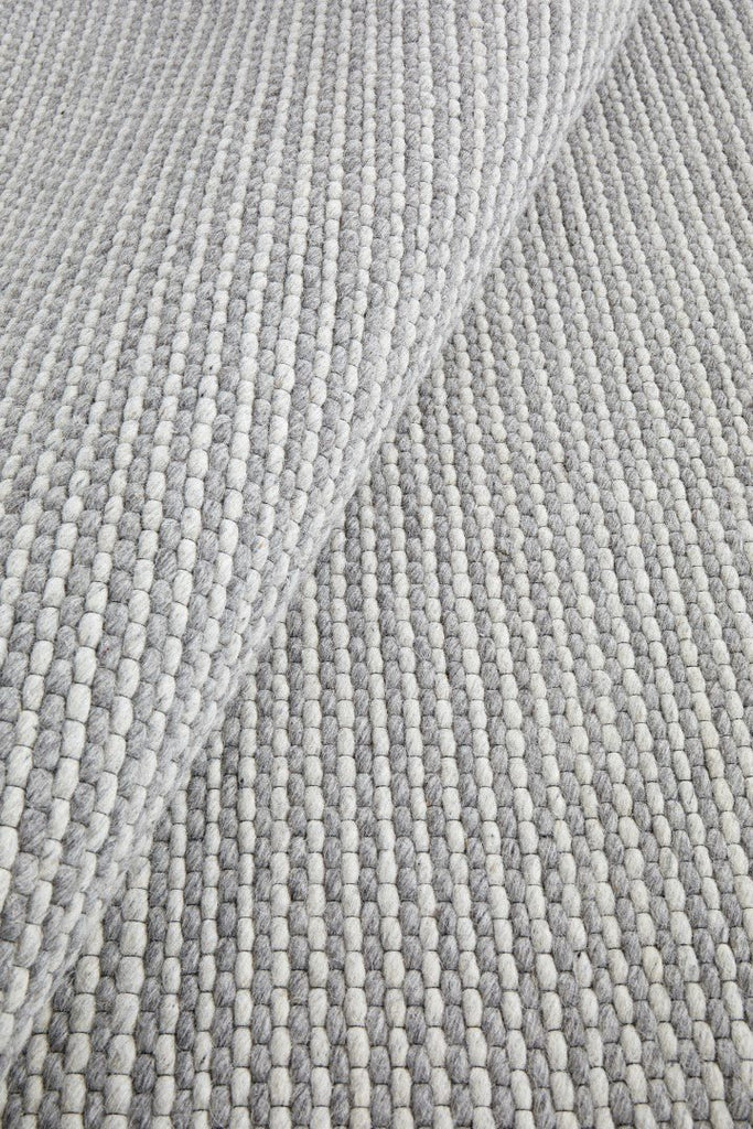 Studio 320 Grey Felted Wool Striped RugSTUD - 320 - GRY - 225X155Rugtastic