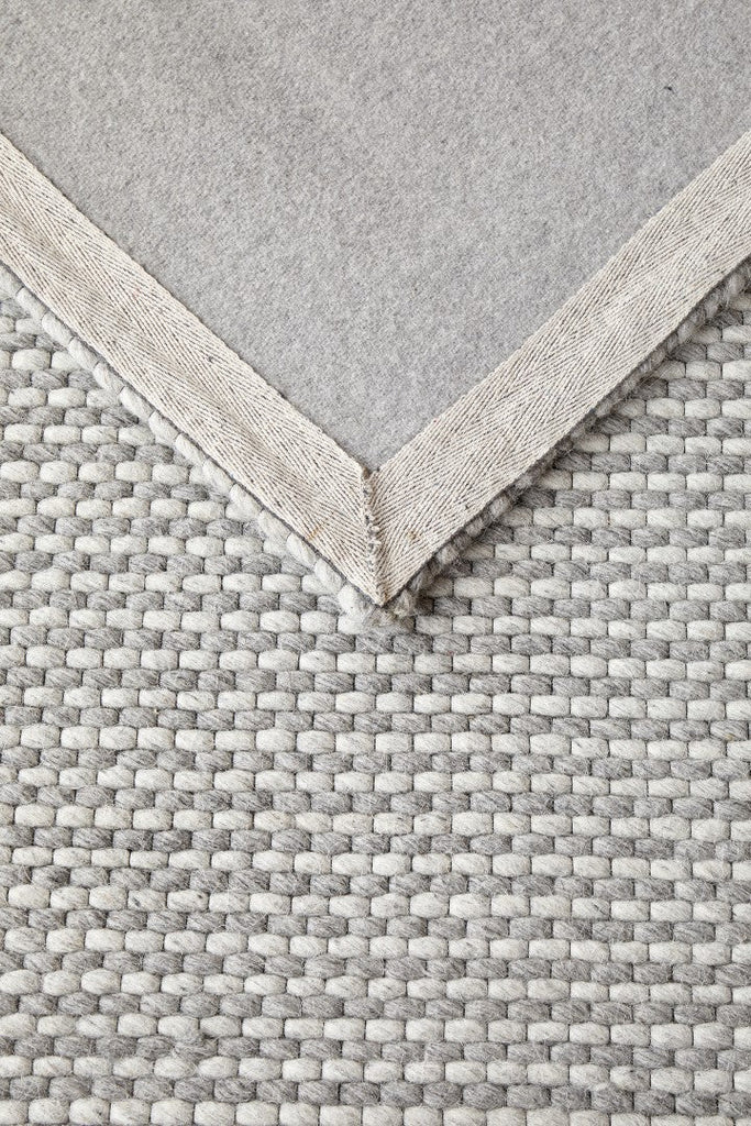 Studio 320 Grey Felted Wool Striped RugSTUD - 320 - GRY - 225X155Rugtastic