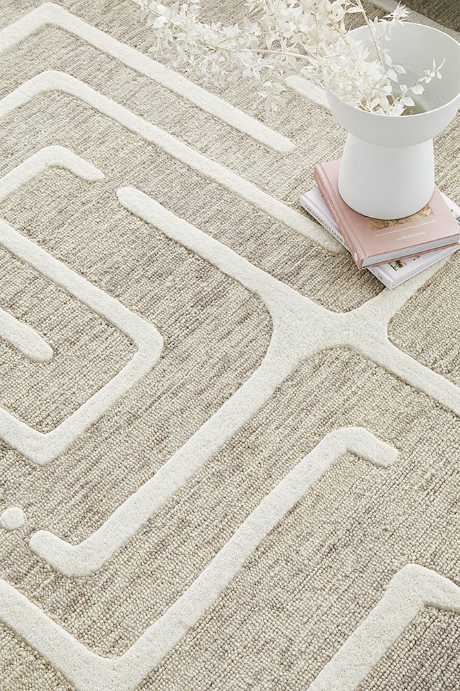 Summit Maze LinenSUM - MAZE - 225X155Rugtastic