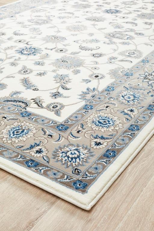 Sydney 1 White Beige Persian RugSYD - 1 - WBEI - 150X80Rugtastic