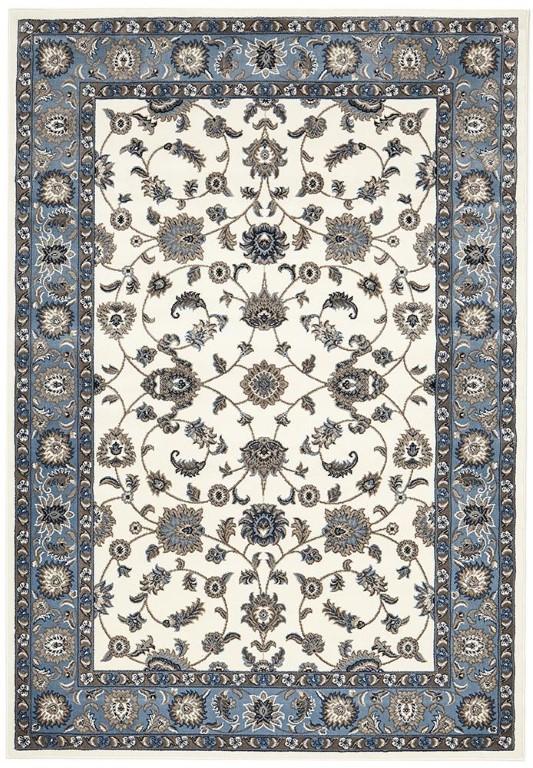 Sydney 1 White Blue Persian RugSYD - 1 - WBLU - 150X80Rugtastic