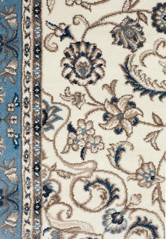 Sydney 9 White Blue Persian RugSYD - 9 - WBLU - 150X80Rugtastic