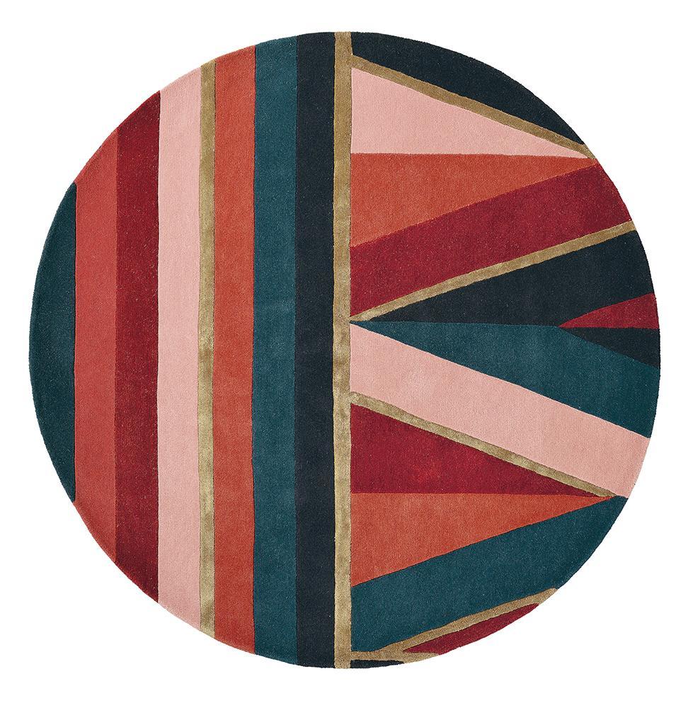 Ted Baker Sahara Round Burgundy 56105BC - TED - 56105 - 150X150Rugtastic