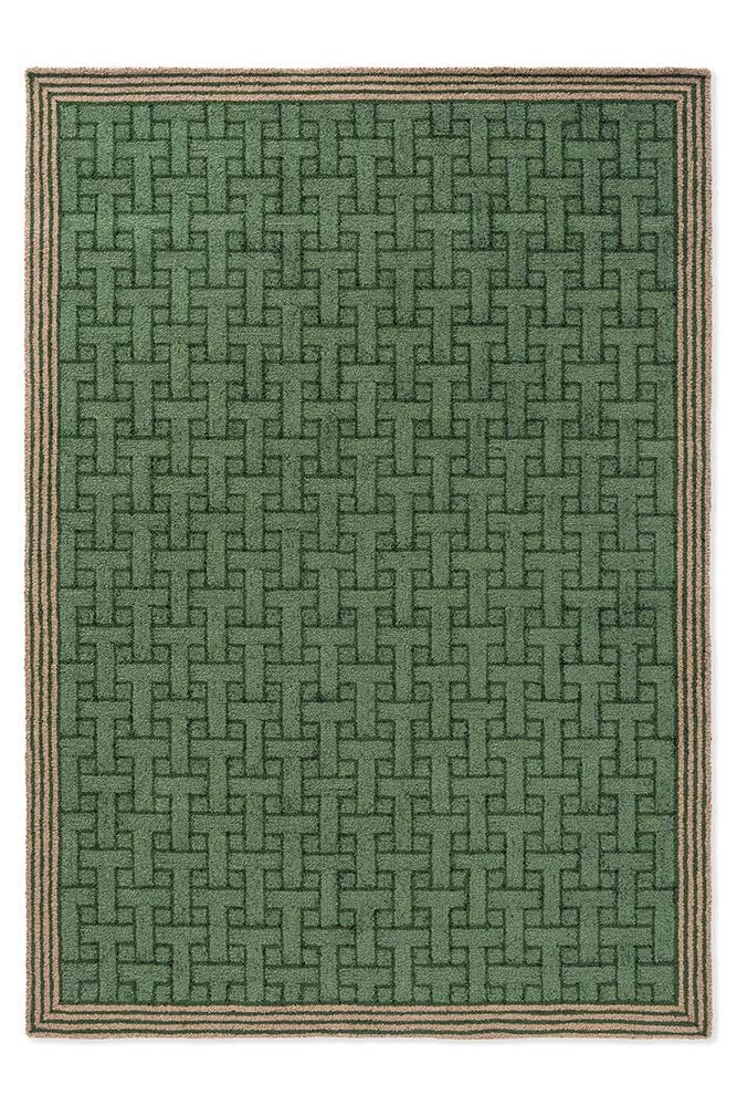Ted Baker T Monogram Jade Green 455807 Outdoor RugBC - TED - 455807 - 200X140Rugtastic