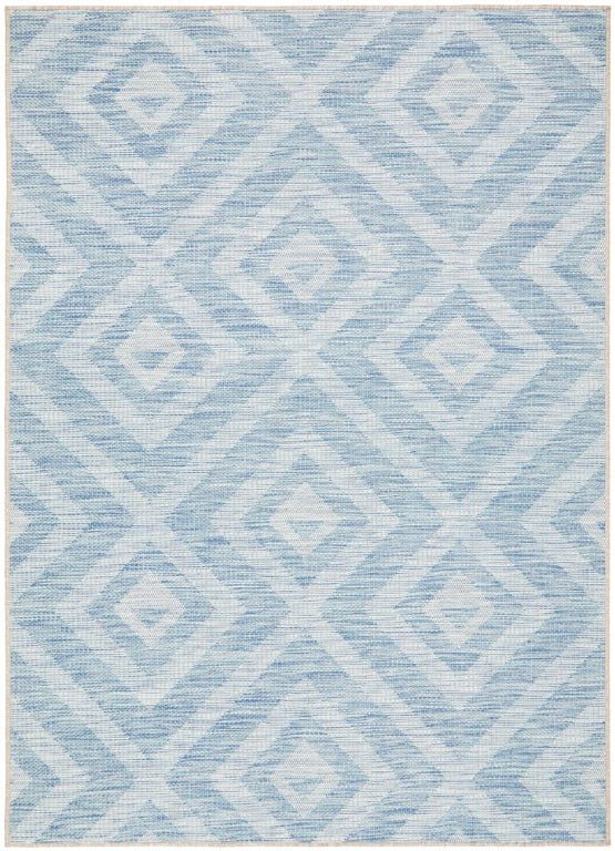 Terrace Cain Rug Blue 5504TER - 5504 - BLU - 230X160Rugtastic